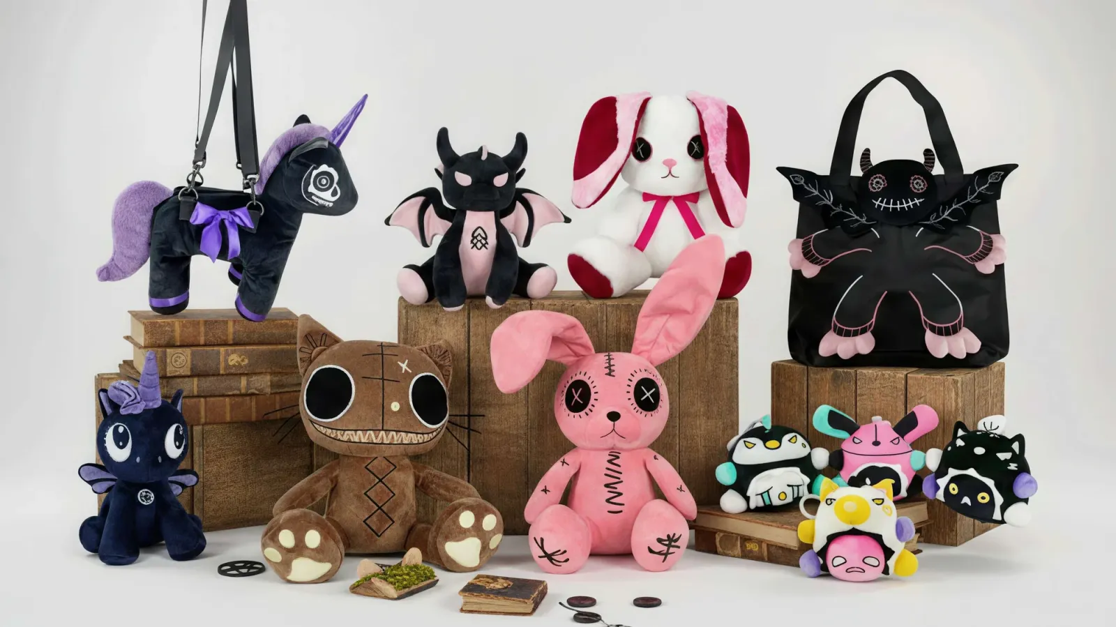 Unique Plush Toys Designed for Collectors and Alternative Aesthetic Lovers